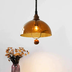 Amber Glow Pendant Lamp