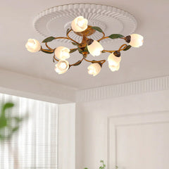American style Flower Ceiling Lamp