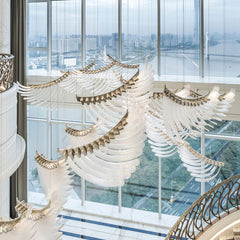 Angel Feather Chandelier