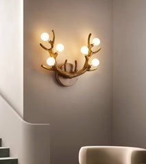 Antler Wall Lamp