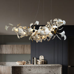 Arc Shape Ginkgo Chandelier