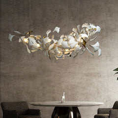 Arc Shape Ginkgo Chandelier