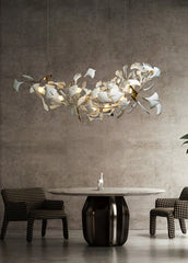Arc Shape Ginkgo Chandelier