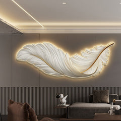 Art Feather Wall Lamp