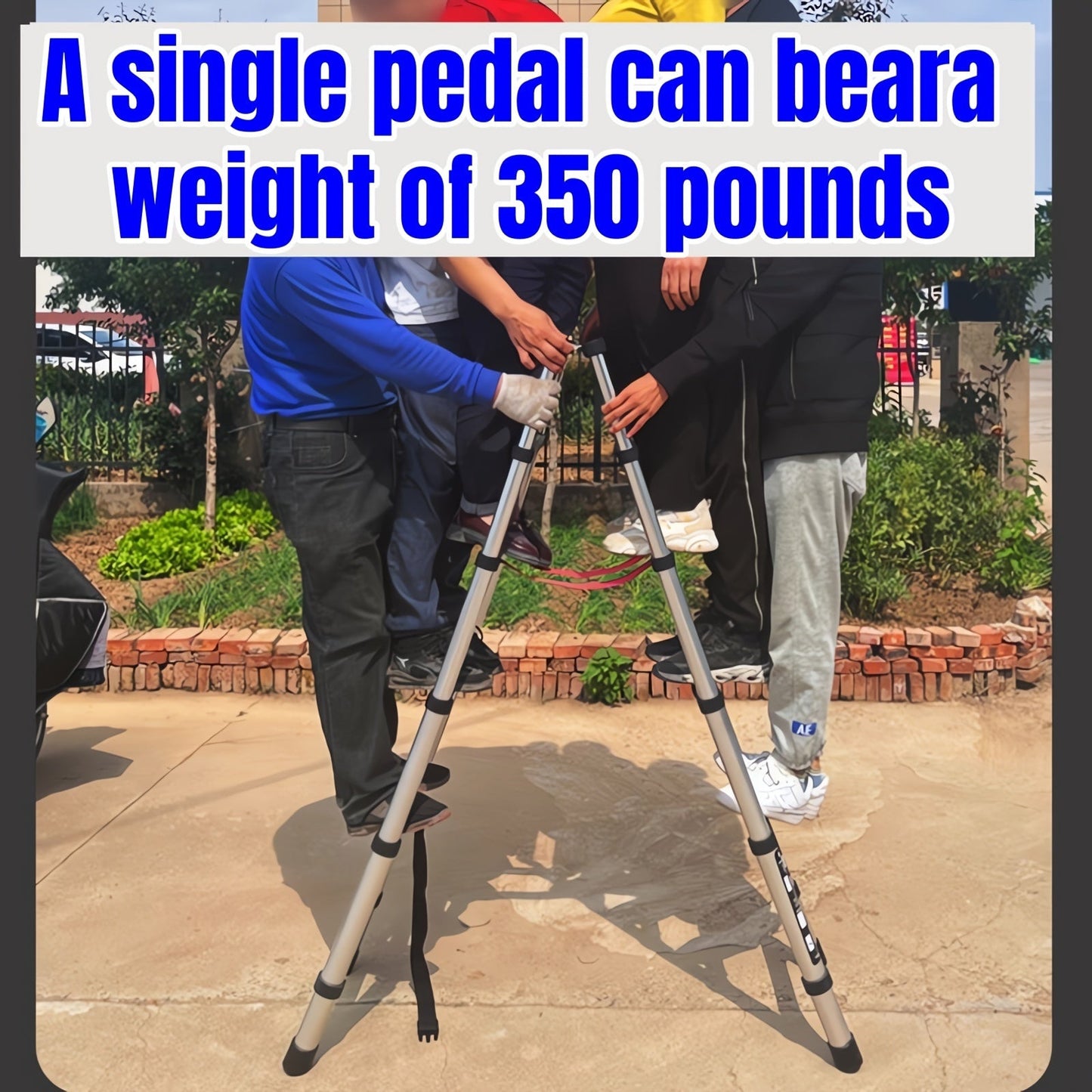 Portable Telescoping Ladder, Step Ladder, A-Frame Ladder, for home Step Ladders, Collapsible Folding