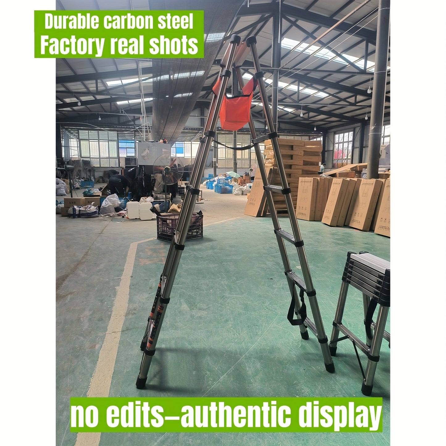 Portable Telescoping Ladder, Step Ladder, A-Frame Ladder, for home Step Ladders, Collapsible Folding
