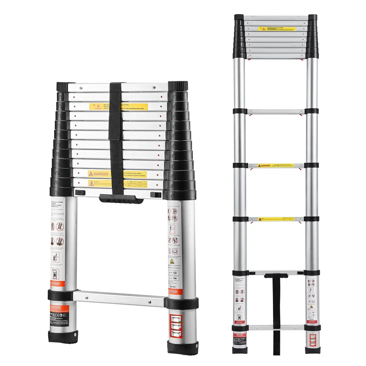 🔥Spring Fresh Sale 🎁Telescoping Ladder, Aluminum Lightweight Multi-Purpose Collapsible Extension