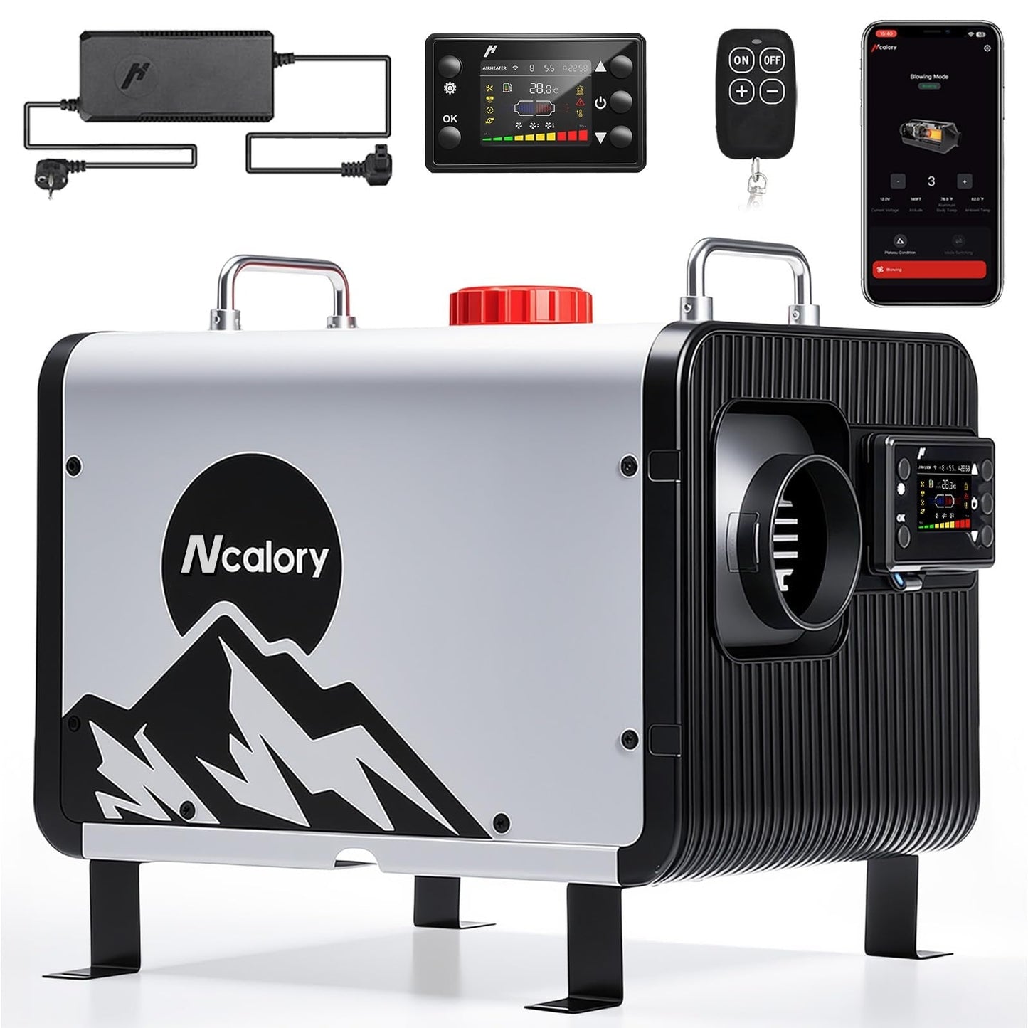 🎁Black Friday Sale 50% OFF - Upgraded 8KW Diesel Heater 12V/24V & AC🔥, All-in-One Portable Air Heater, Top-Rated Brand for RV, Truck, Car & Campers
