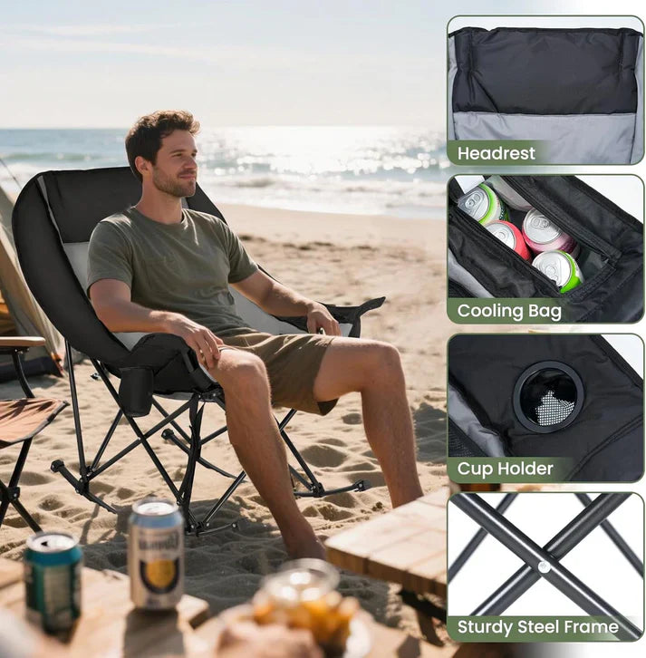 Portable Rocking Camp Chair