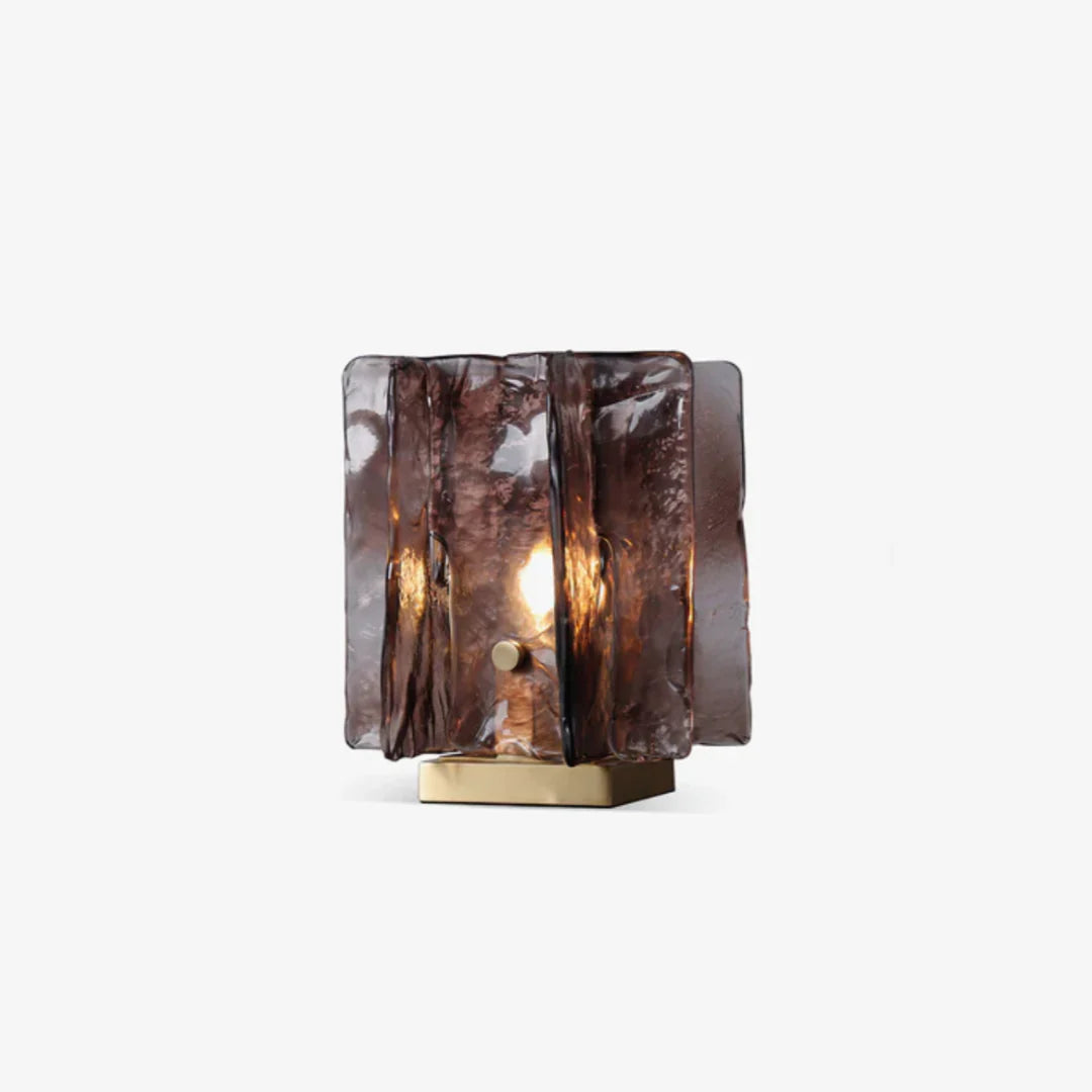 Amber Building Block Table Lamp