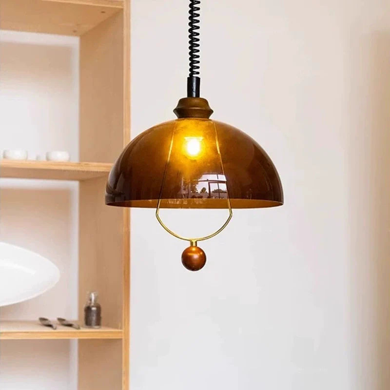 Amber Glow Pendant Lamp
