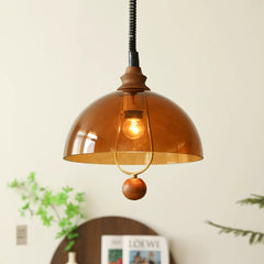 Amber Glow Pendant Lamp