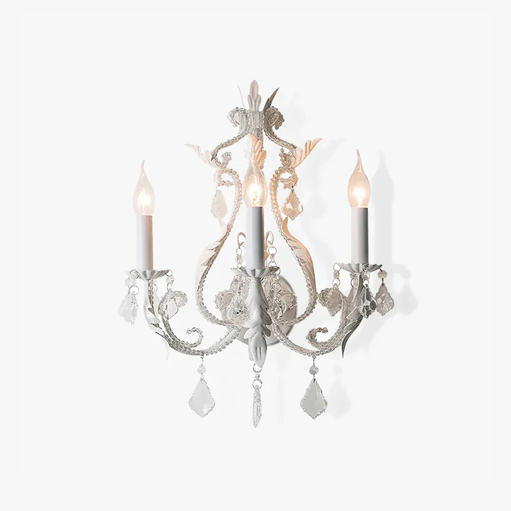 American Crystal Candle Wall Lamp
