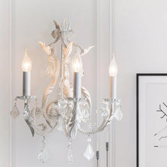 American Crystal Candle Wall Lamp