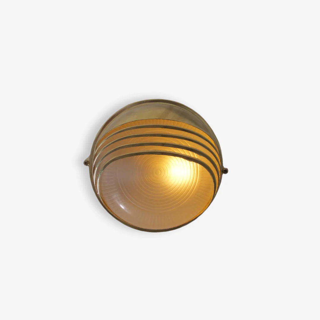 American Outdoor Round Wall Lamp
