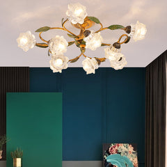 American style Flower Ceiling Lamp