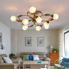 American style Flower Ceiling Lamp