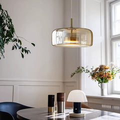 Amos Smoke Gray Pendant Light
