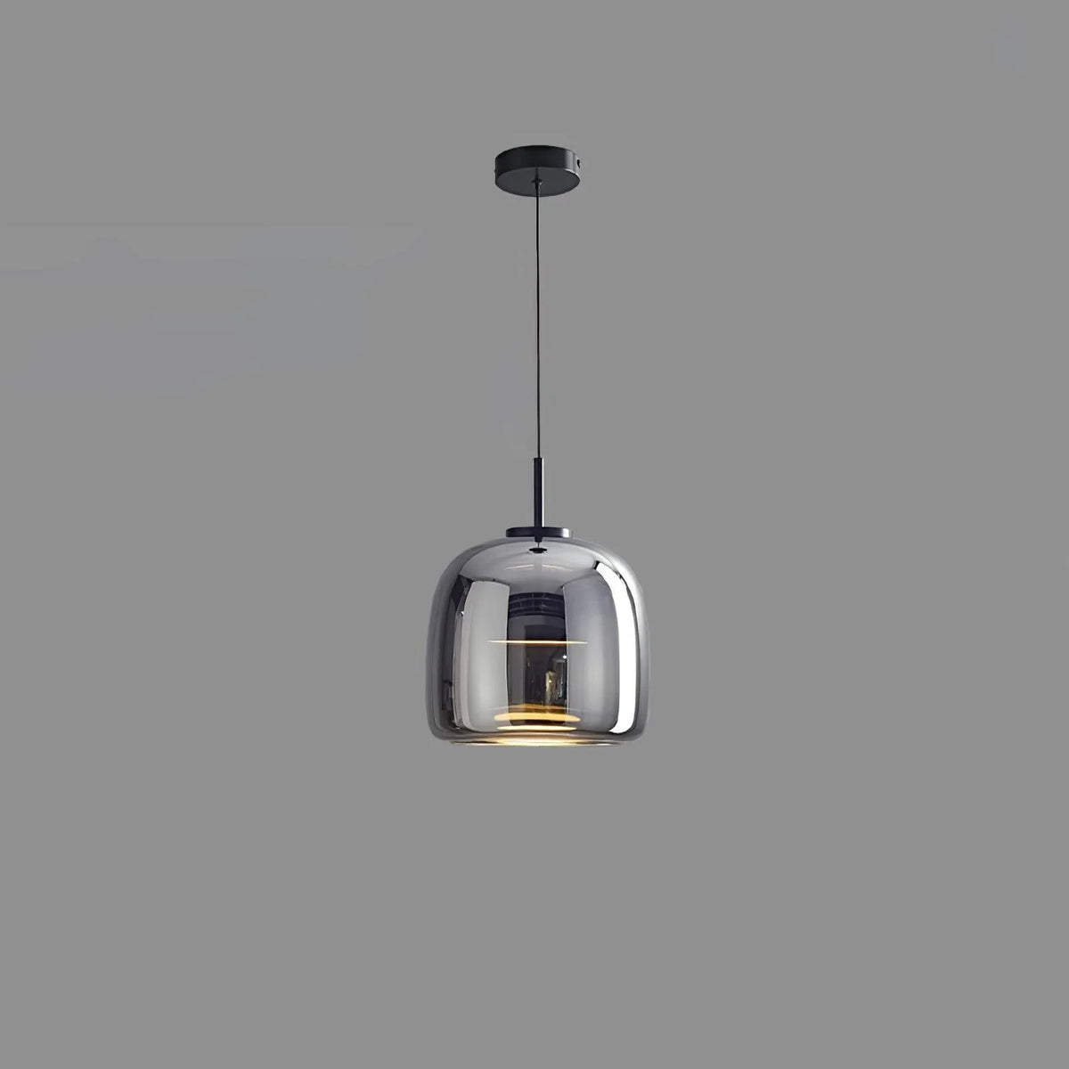 Amos Smoke Gray Pendant Light