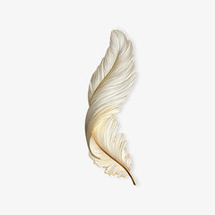 Art Feather Wall Lamp