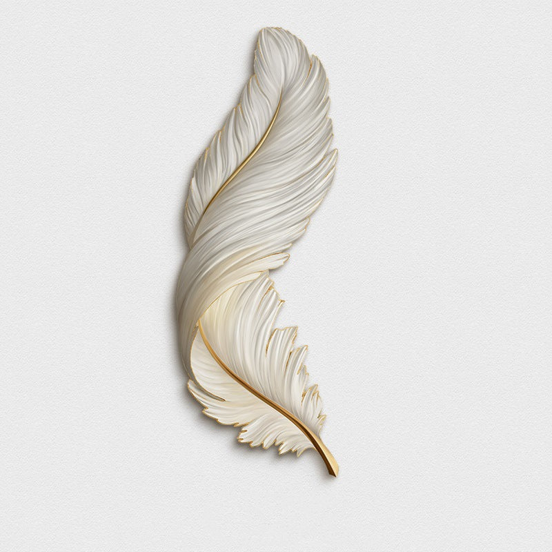 Art Feather Wall Lamp