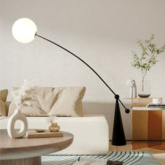 Art Opal Arc Floor Lamp