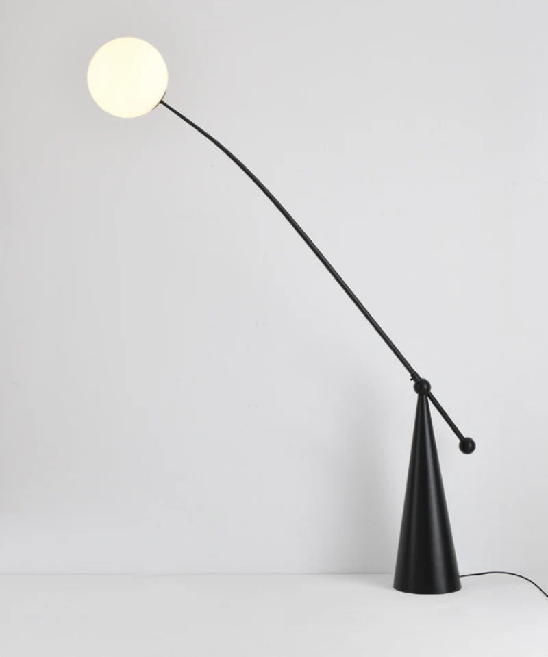 Art Opal Arc Floor Lamp