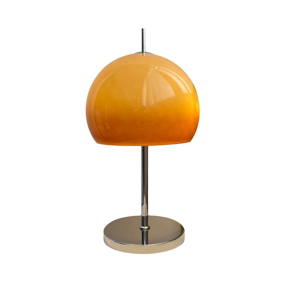 Amber Sunset Dome Table Lamp